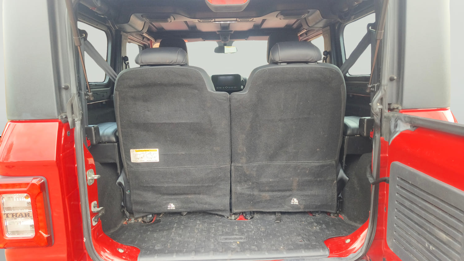 Used 2024 Mahindra Thar LX Hard Top Petrol MT 4WD Petrol Manual interior DICKY INSIDE VIEW