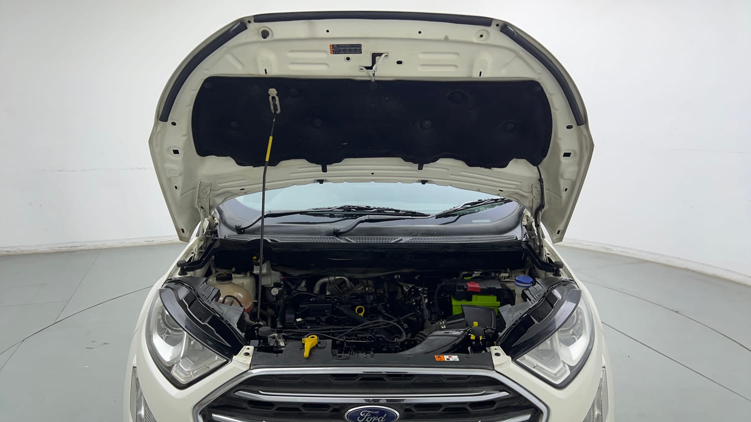 Used 2018 Ford EcoSport Titanium + 1.5L Ti-VCT Petrol Manual engine ENGINE & BONNET OPEN FRONT VIEW
