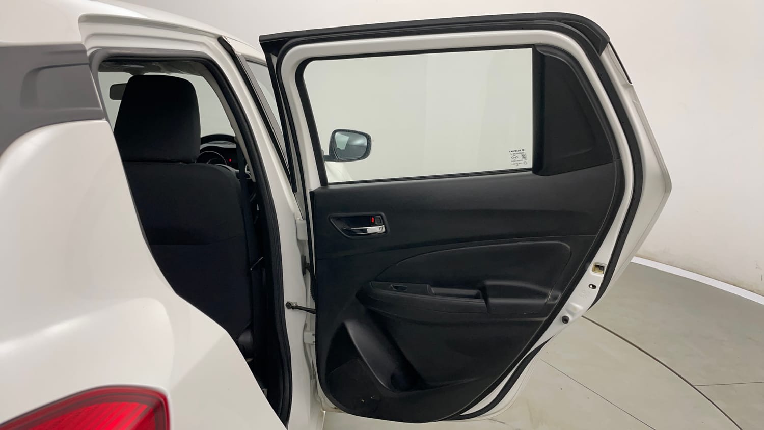 Used 2019 Maruti Suzuki Swift VXi Petrol Manual interior RIGHT REAR DOOR OPEN VIEW