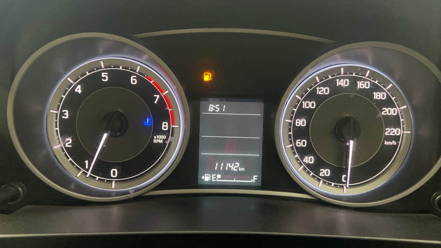 Used 2022 Maruti Suzuki Dzire VXi Petrol Manual interior CLUSTERMETER VIEW