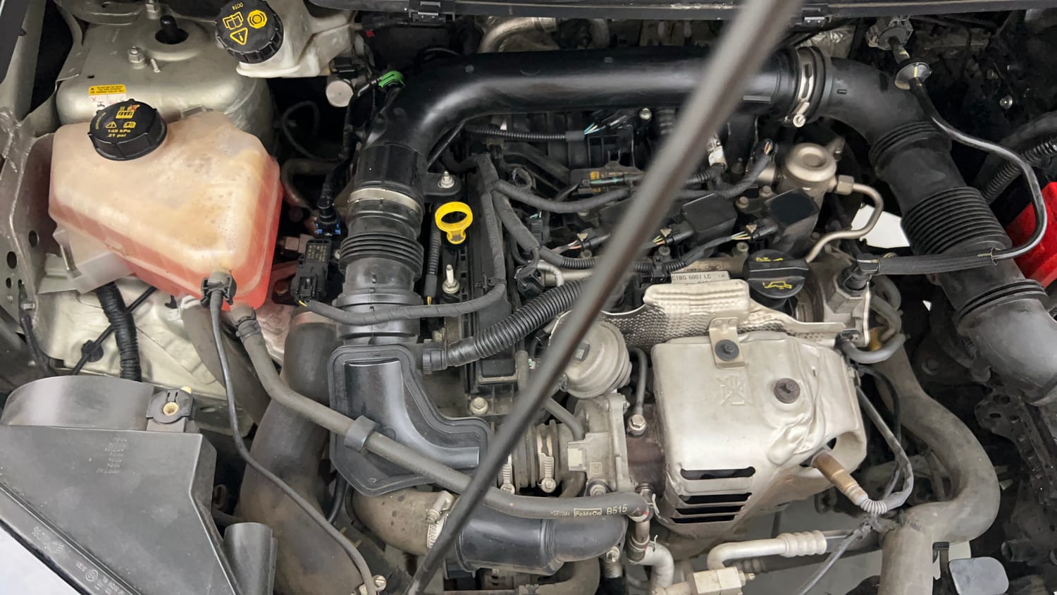 Used 2016 Ford EcoSport Titanium+ 1.0L EcoBoost Petrol Manual engine ENGINE RIGHT SIDE VIEW