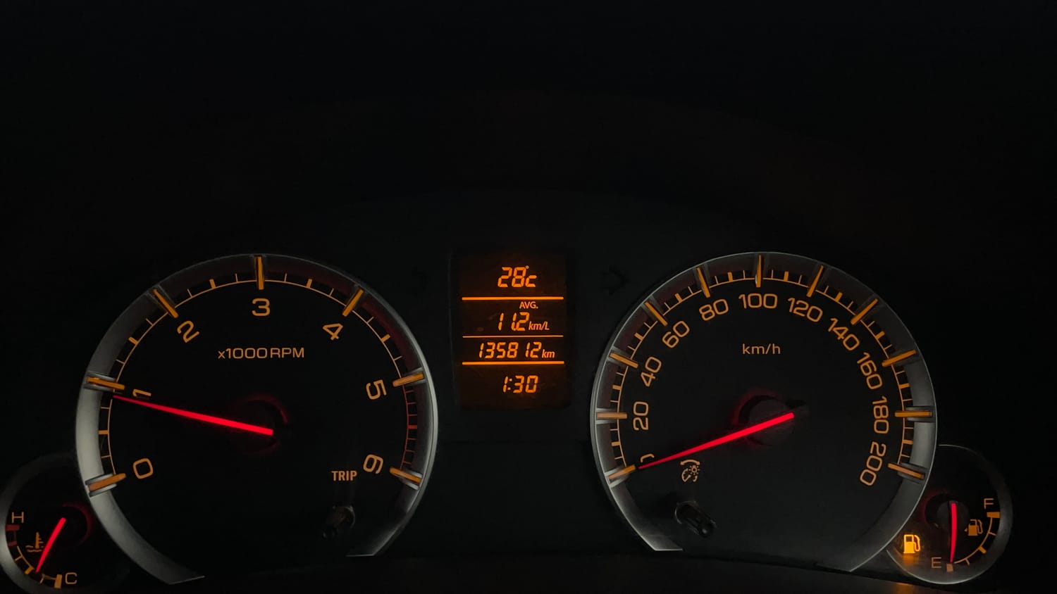 Used 2014 Maruti Suzuki Swift ZDi Diesel Manual interior CLUSTERMETER VIEW