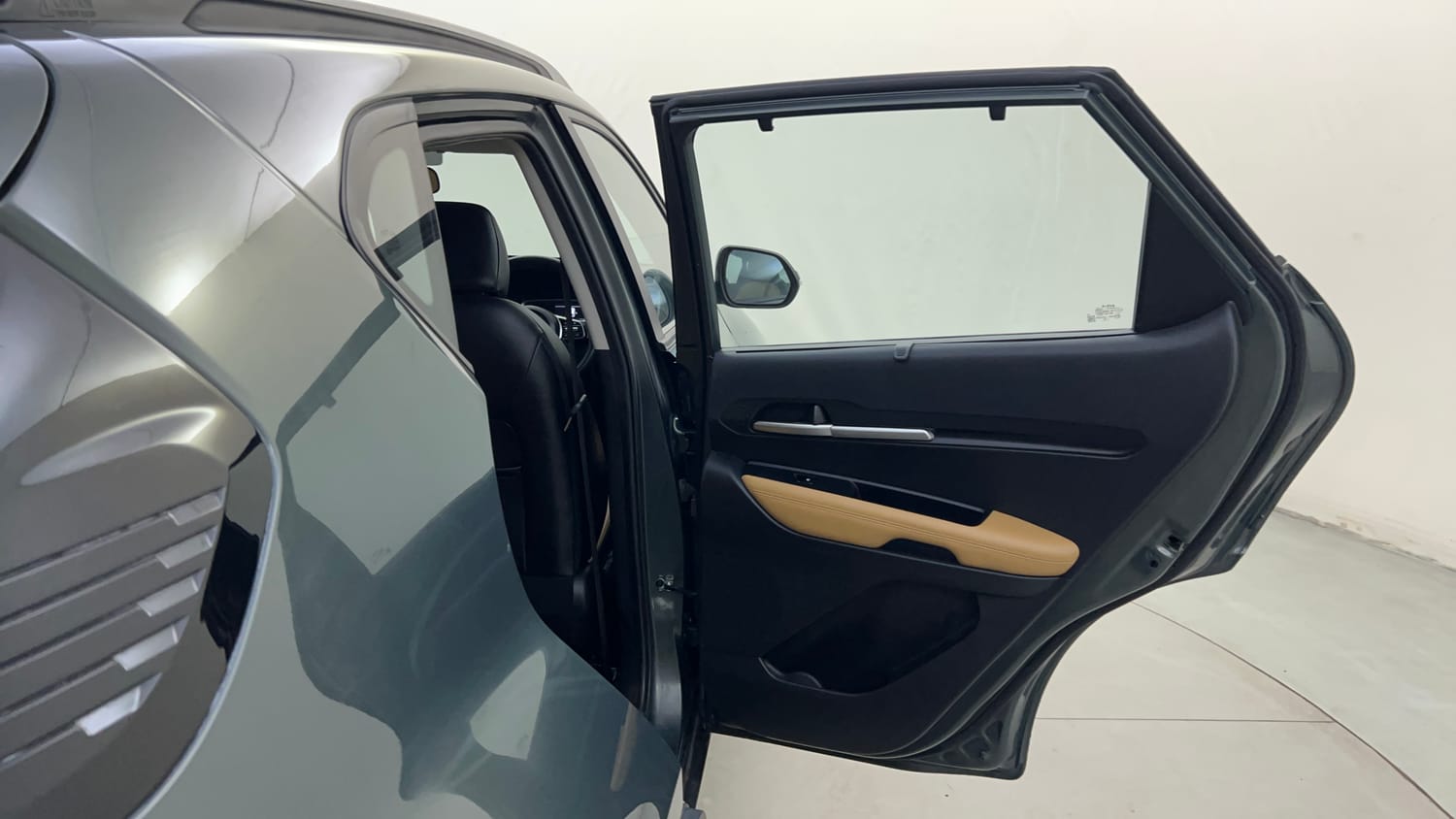 Used 2024 Kia Sonet HTX 1.5 Diesel AT Diesel Automatic interior RIGHT REAR DOOR OPEN VIEW