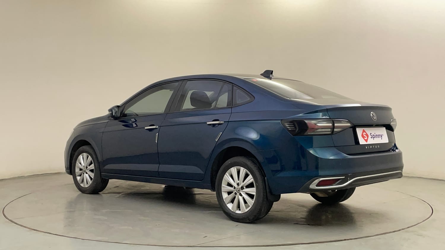 Used 2024 Volkswagen Virtus Highline 1.0 TSI AT Petrol Automatic exterior LEFT REAR CORNER VIEW