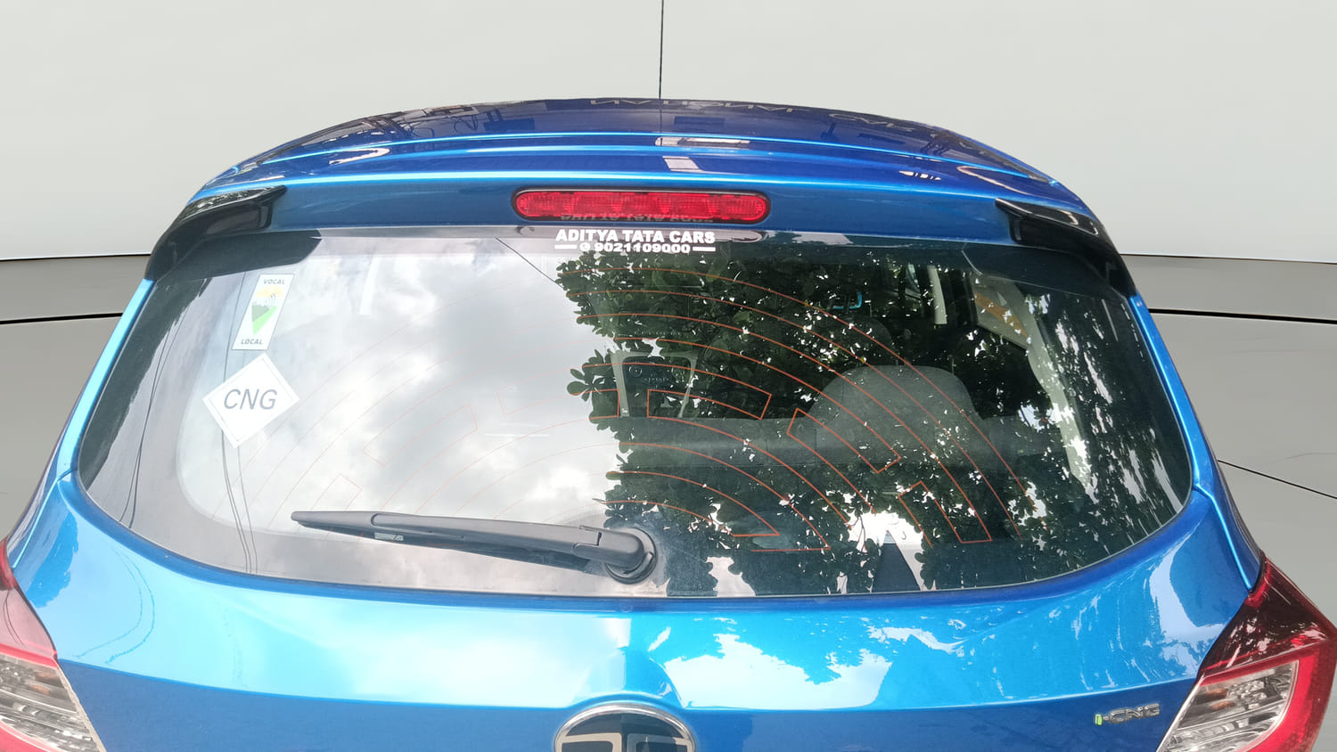 Used 2026 Tata Tiago XZ Plus CNG Cng Manual exterior BACK WINDSHIELD VIEW