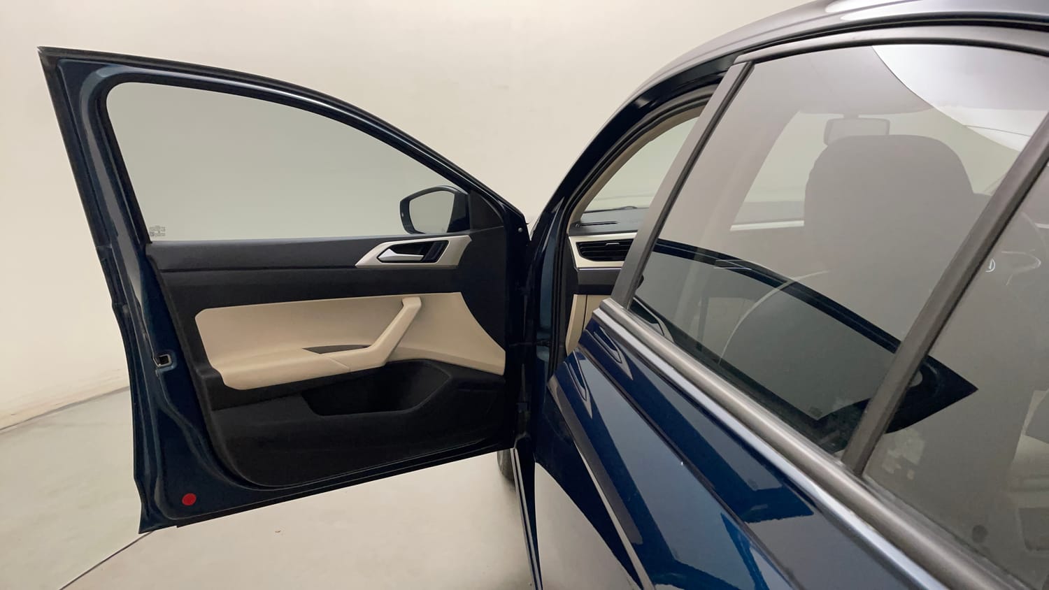 Used 2024 Volkswagen Virtus Highline 1.0 TSI AT Petrol Automatic interior LEFT FRONT DOOR OPEN VIEW