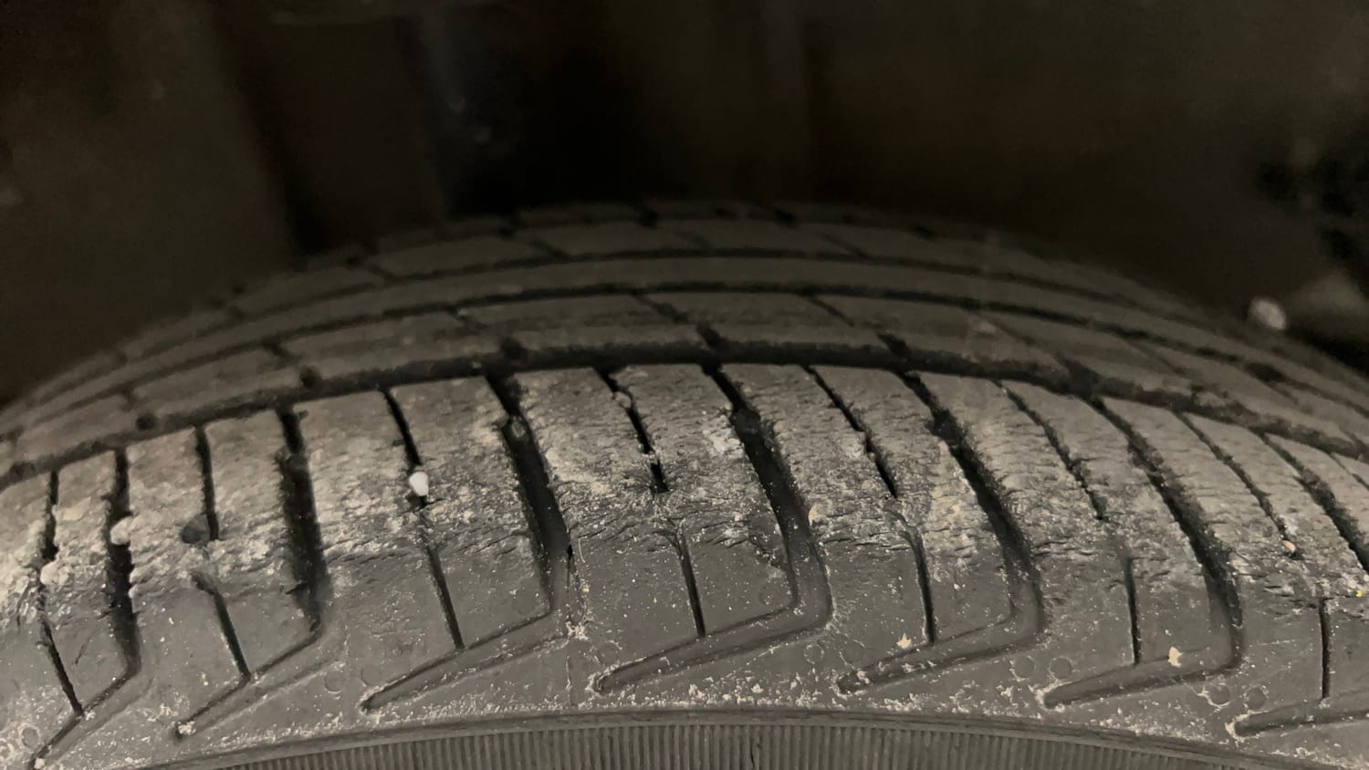 Used 2024 Tata Tiago XE Petrol Manual tyres RIGHT REAR TYRE TREAD VIEW