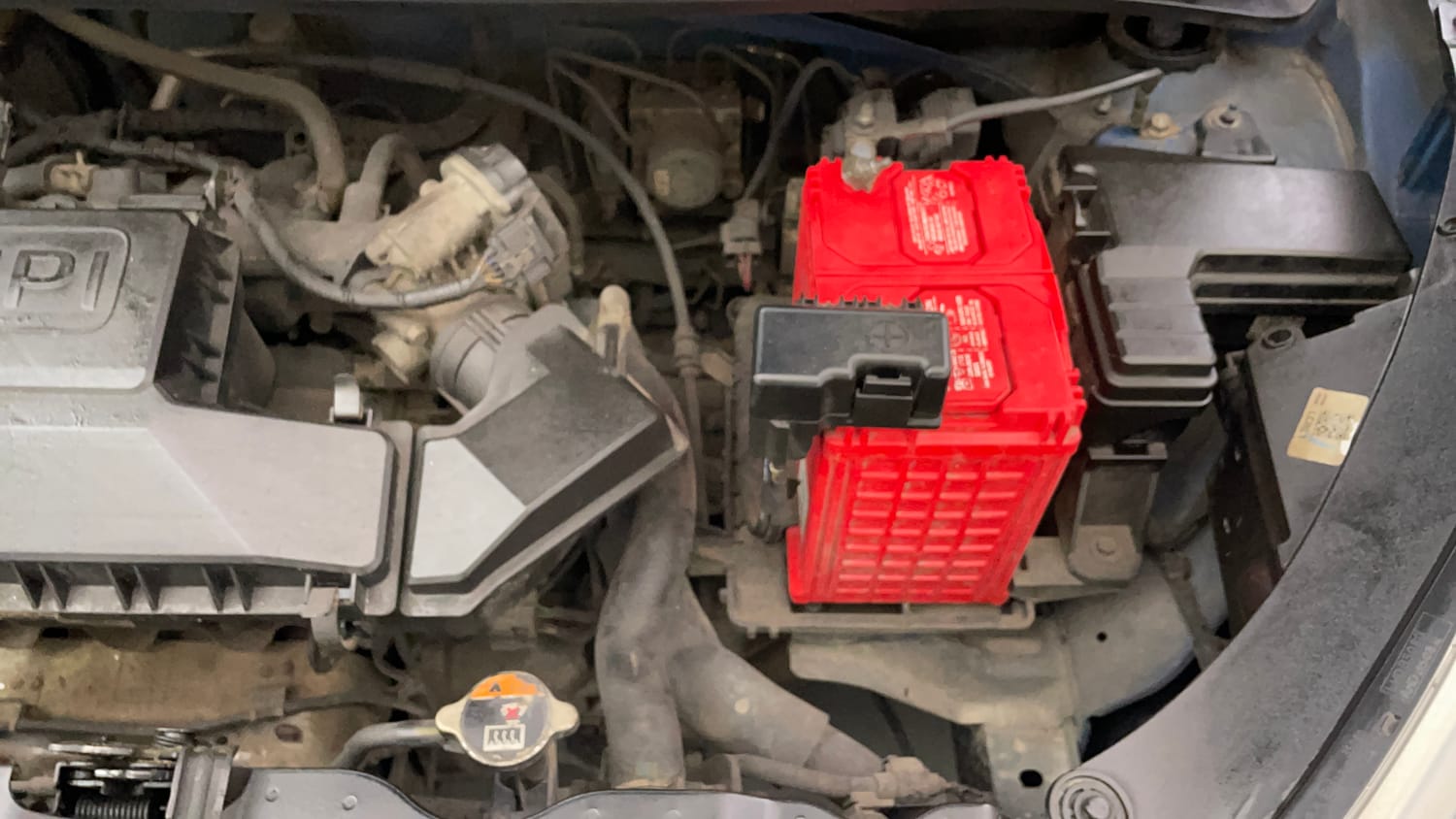 Used 2021 Hyundai Santro Sportz Petrol Manual engine ENGINE LEFT SIDE VIEW