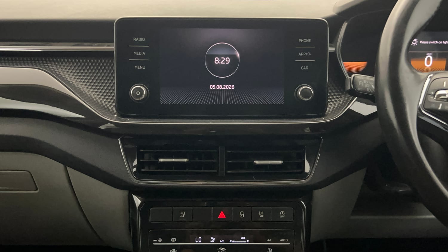 Used 2023 Skoda Kushaq Style 1.5L TSI MT Petrol Manual interior MUSIC SYSTEM & AC CONTROL VIEW