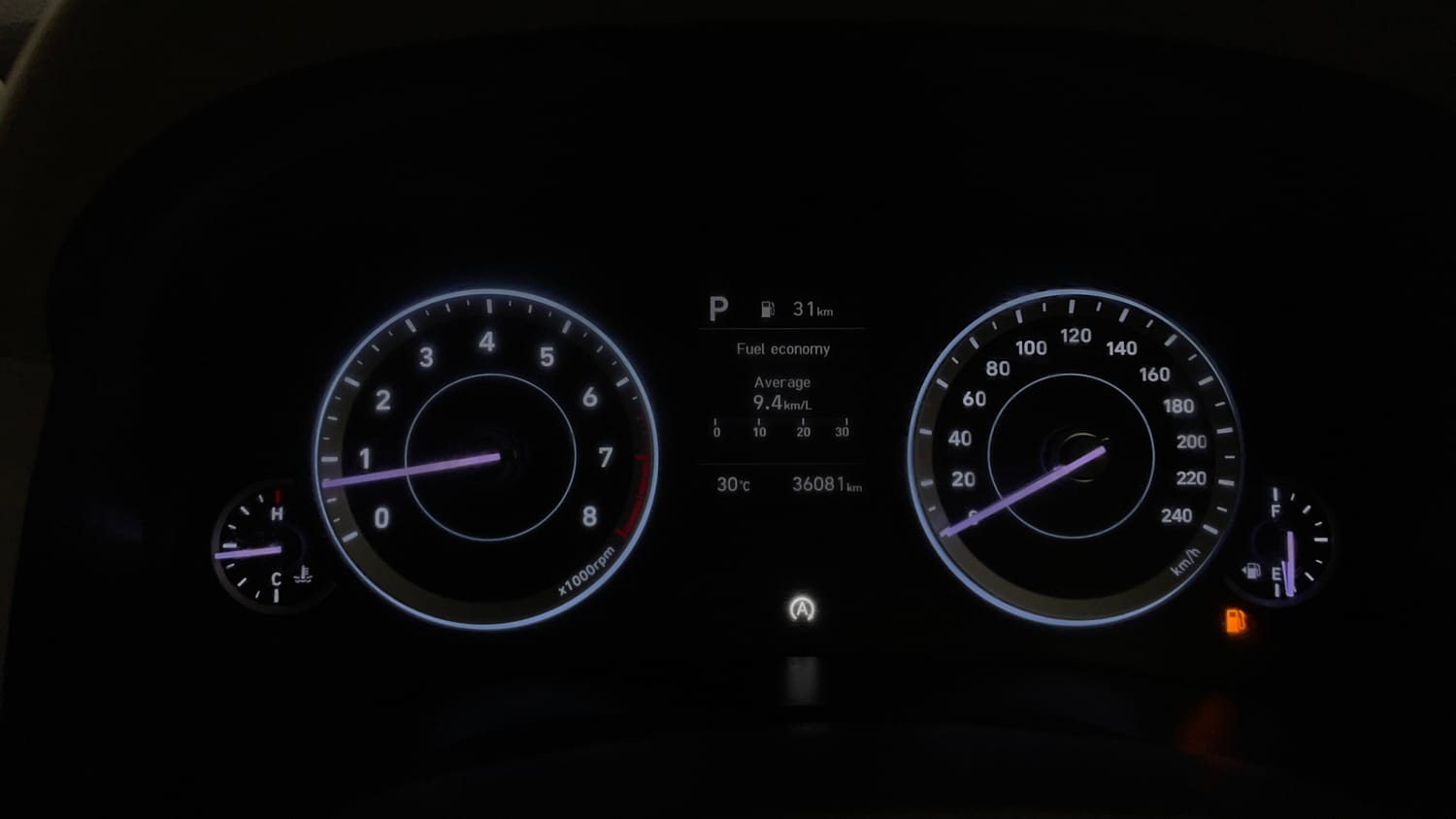 Used 2023 Hyundai Creta SX 1.5 Petrol IVT Petrol Automatic interior CLUSTERMETER VIEW