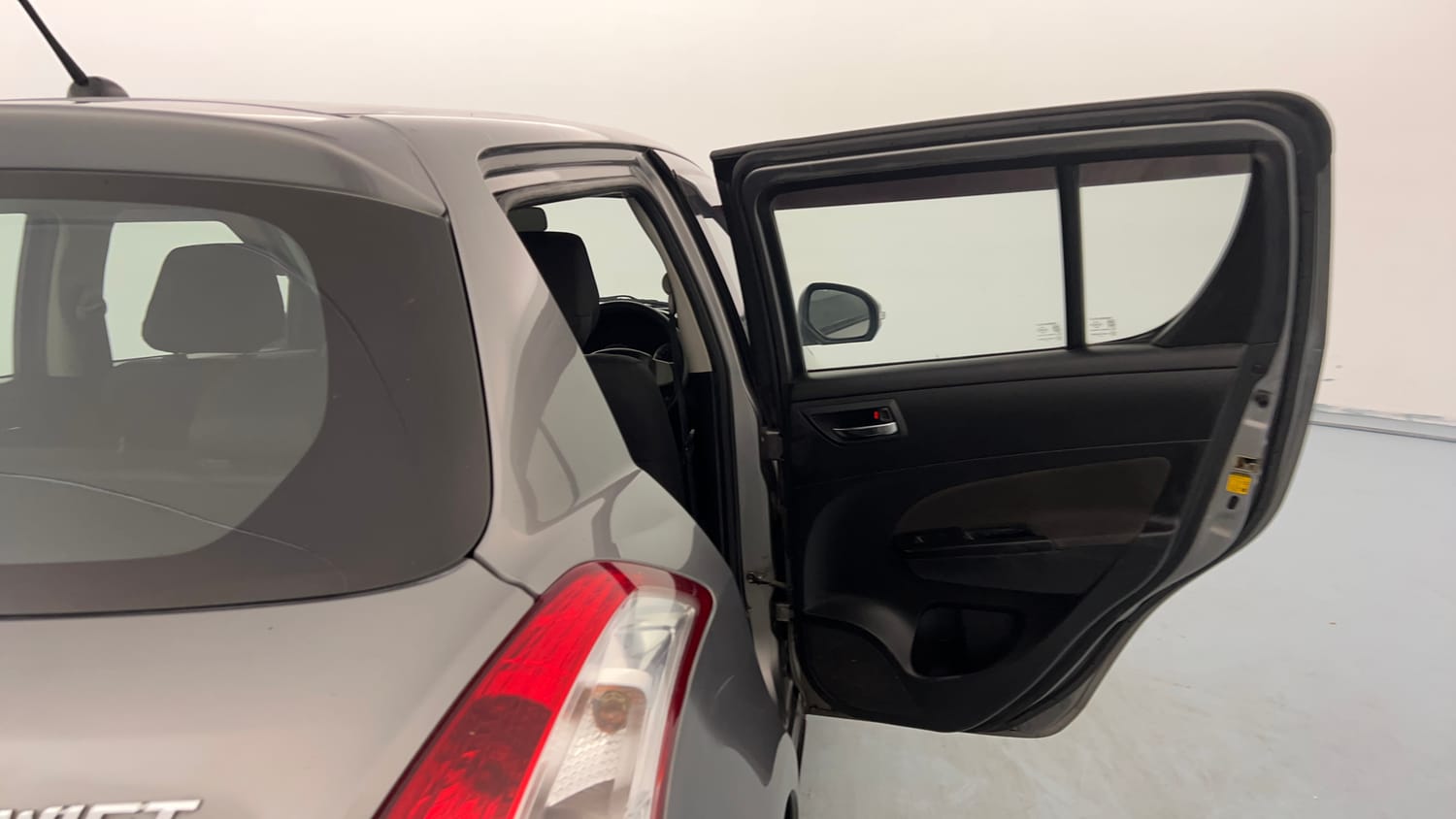 Used 2013 Maruti Suzuki Swift VXi Petrol Manual interior RIGHT REAR DOOR OPEN VIEW