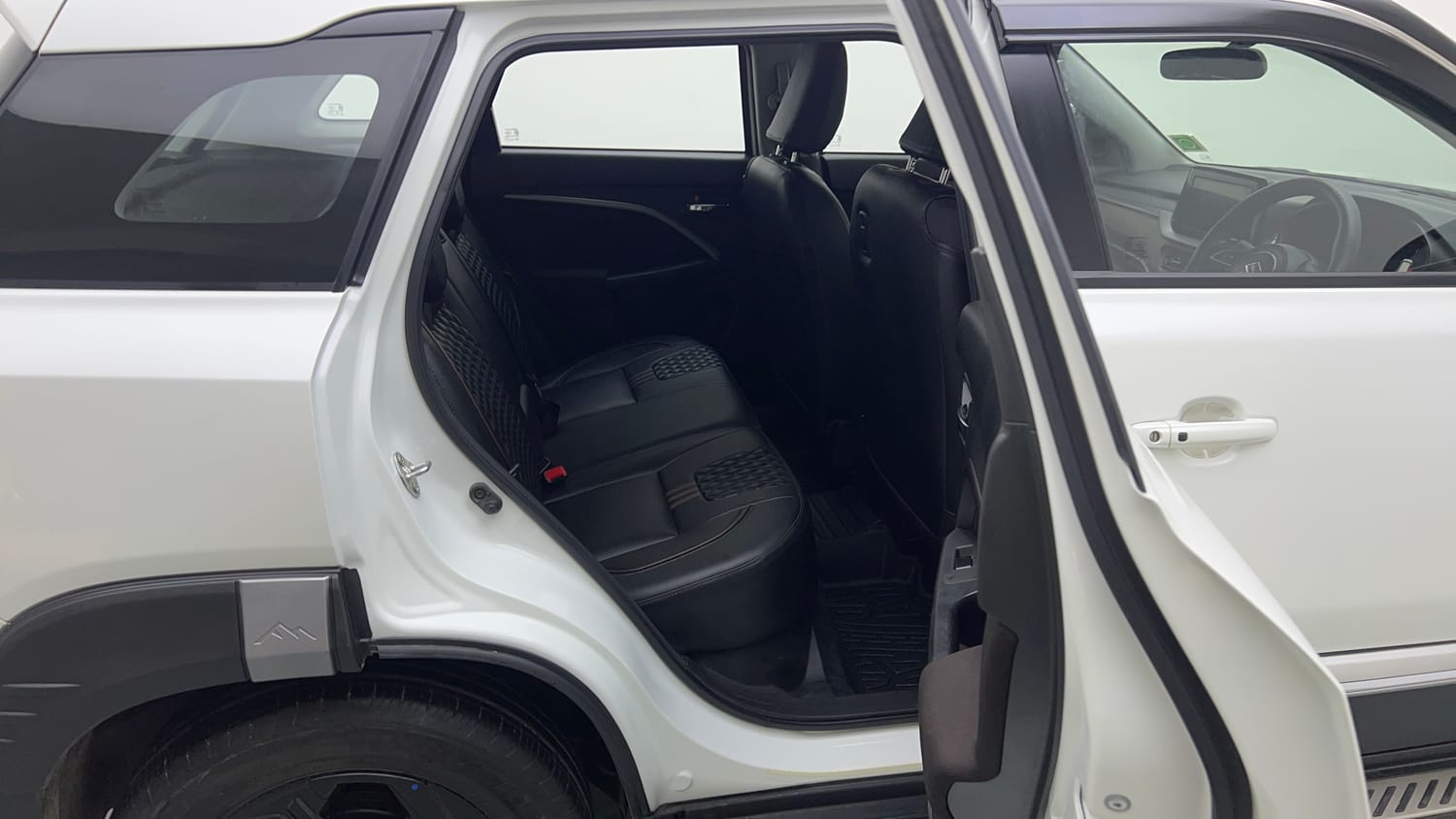 Used 2026 Maruti Suzuki Brezza ZXi AT Petrol Automatic interior RIGHT SIDE REAR DOOR CABIN VIEW