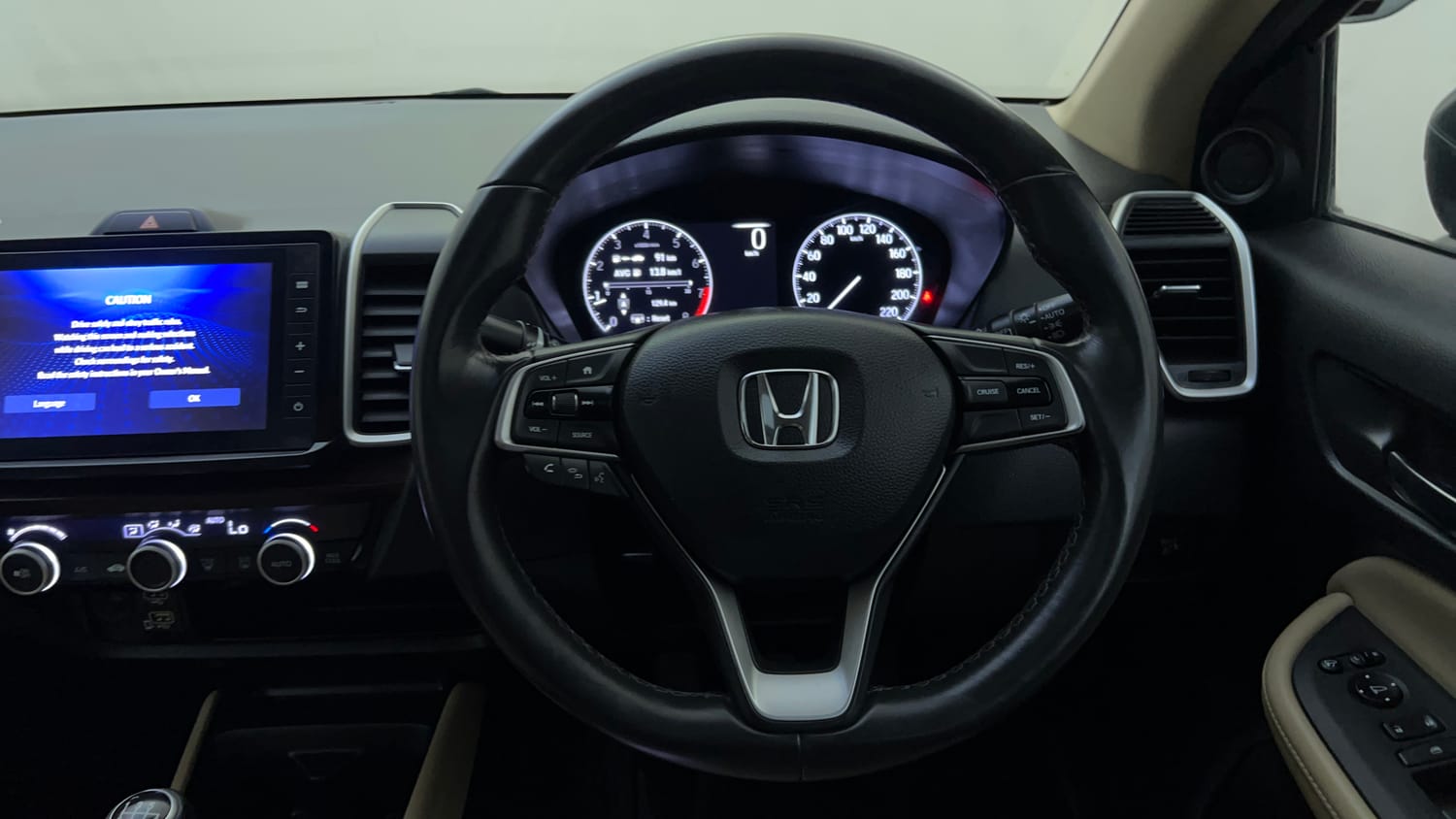 Used 2022 Honda City ZX Petrol Petrol Manual interior STEERING VIEW