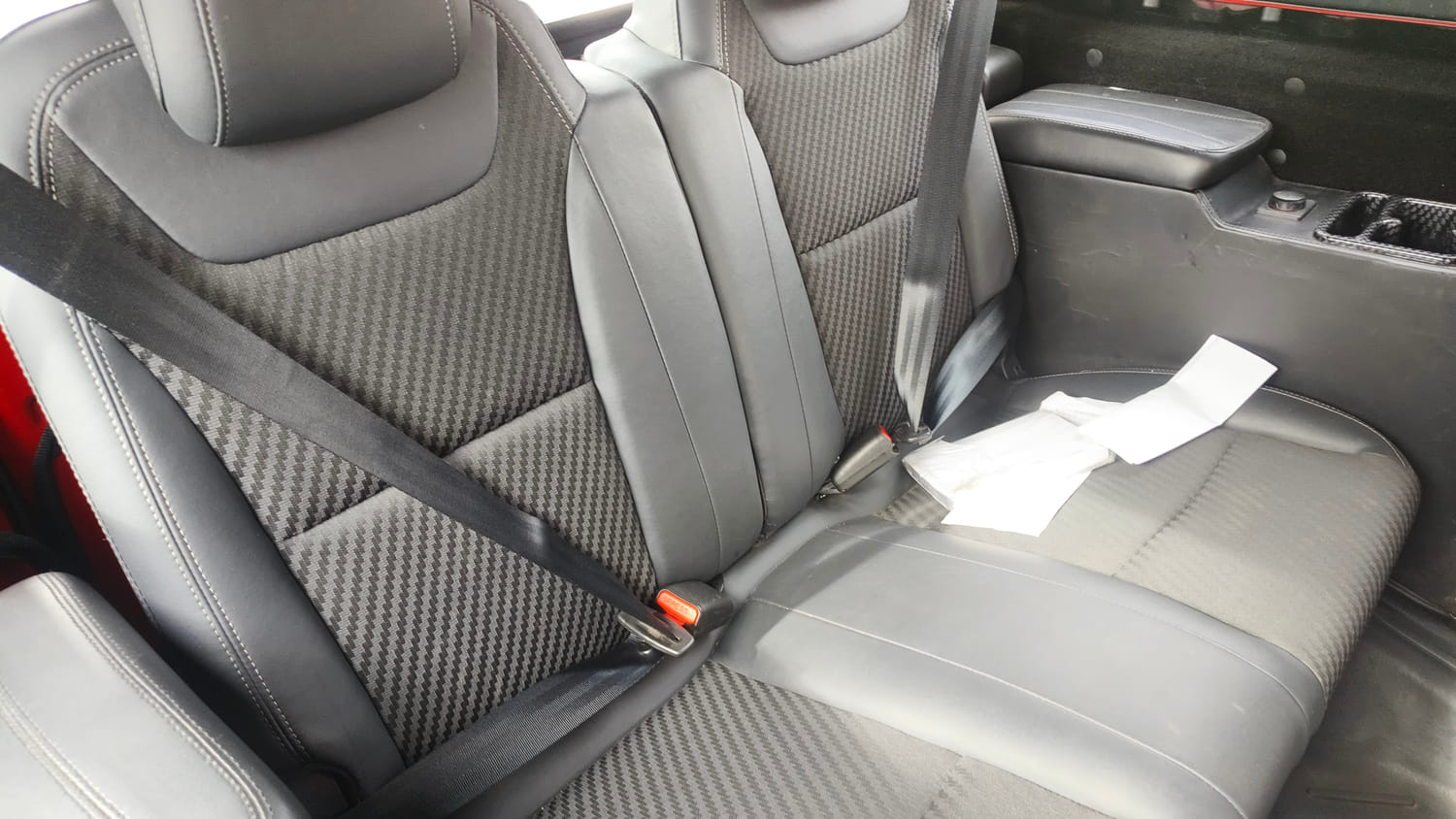 Used 2024 Mahindra Thar LX Hard Top Petrol MT 4WD Petrol Manual interior REAR SEAT CONDITION VIEW