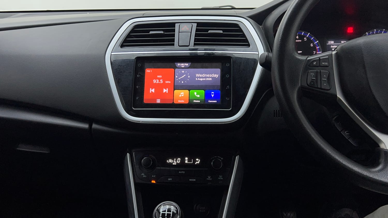 Used 2020 Maruti Suzuki S-Cross Zeta Petrol Manual interior MUSIC SYSTEM & AC CONTROL VIEW