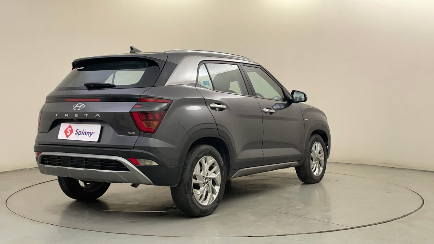 Used 2023 Hyundai Creta SX 1.5 Petrol IVT Petrol Automatic exterior RIGHT REAR CORNER VIEW