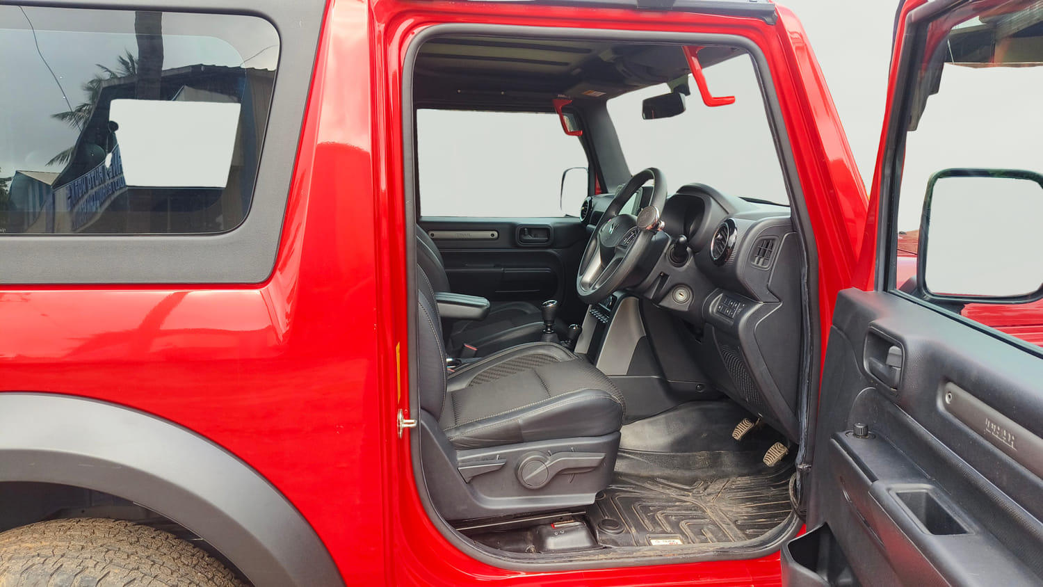 Used 2024 Mahindra Thar LX Hard Top Petrol MT 4WD Petrol Manual interior RIGHT SIDE FRONT DOOR CABIN VIEW