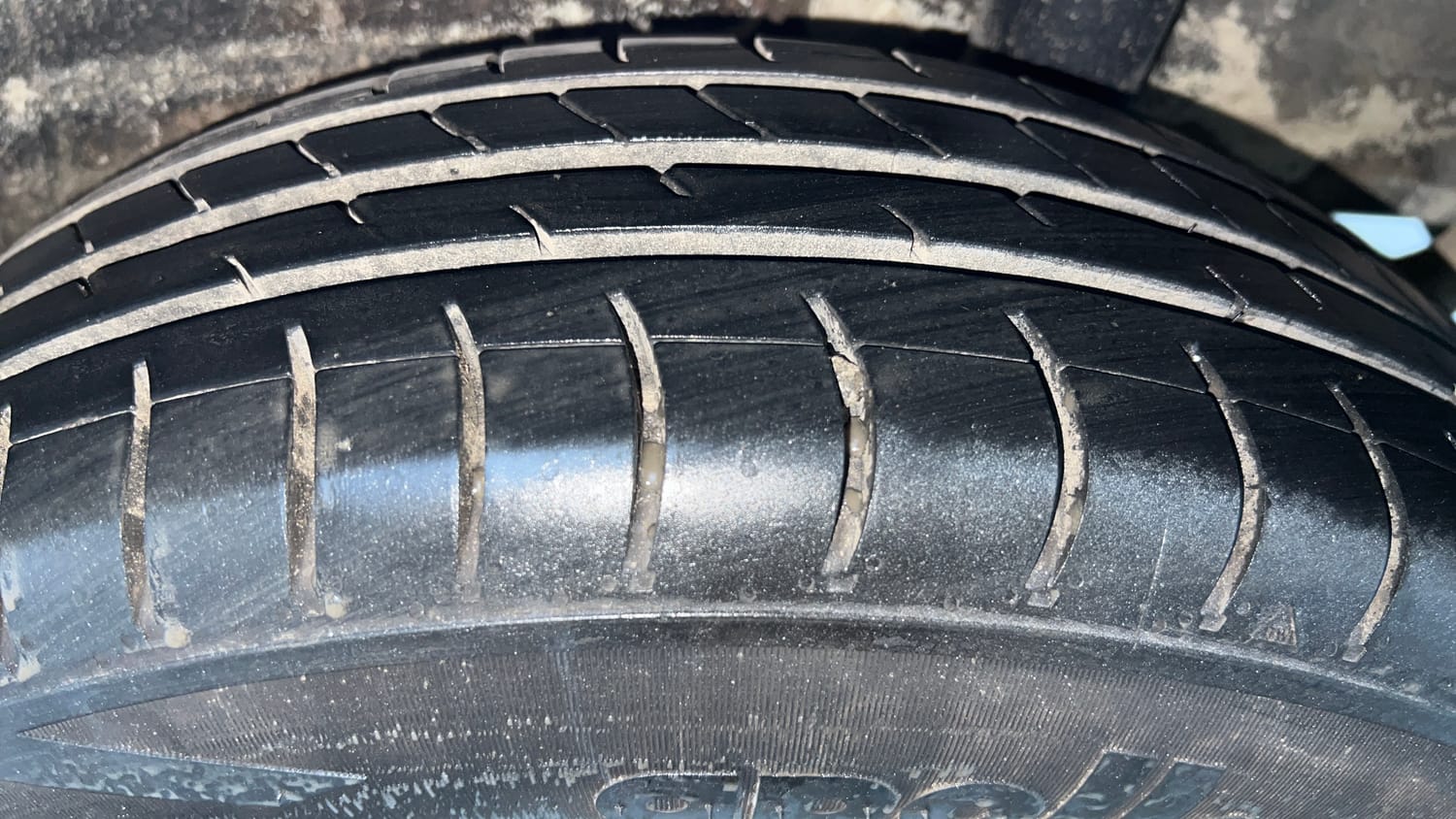 Used 2019 Maruti Suzuki Wagon R VXi 1.2 Petrol Manual tyres LEFT REAR TYRE TREAD VIEW