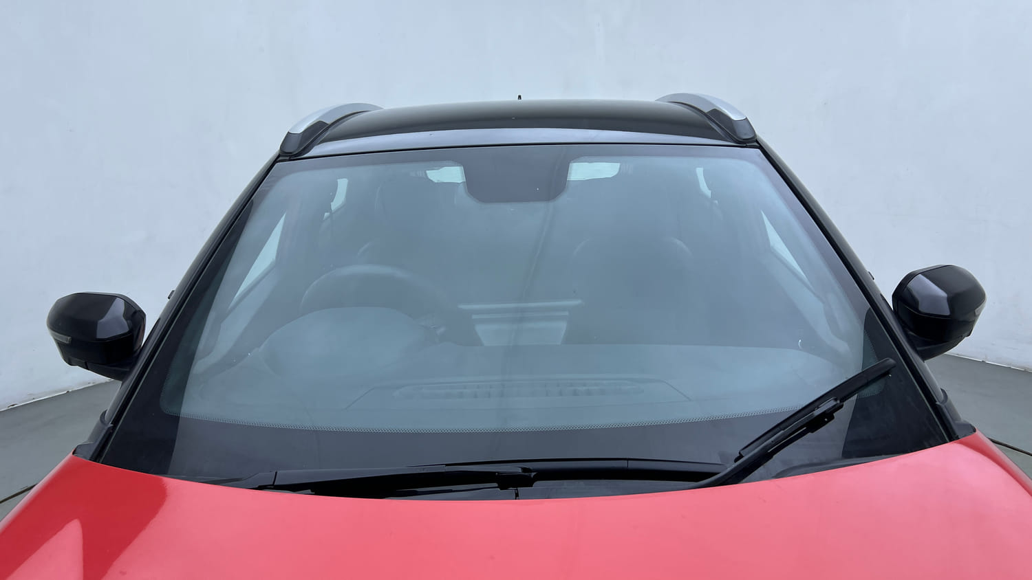 Used 2023 Tata Nexon Fearless 1.2 Revotron Petrol 7DCA DT Petrol Automatic exterior FRONT WINDSHIELD VIEW