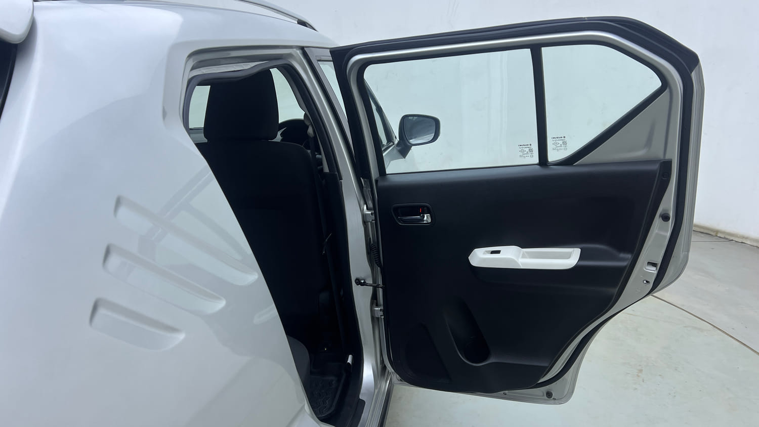 Used 2024 Maruti Suzuki Ignis Alpha 1.2 AMT Petrol Automatic interior RIGHT REAR DOOR OPEN VIEW