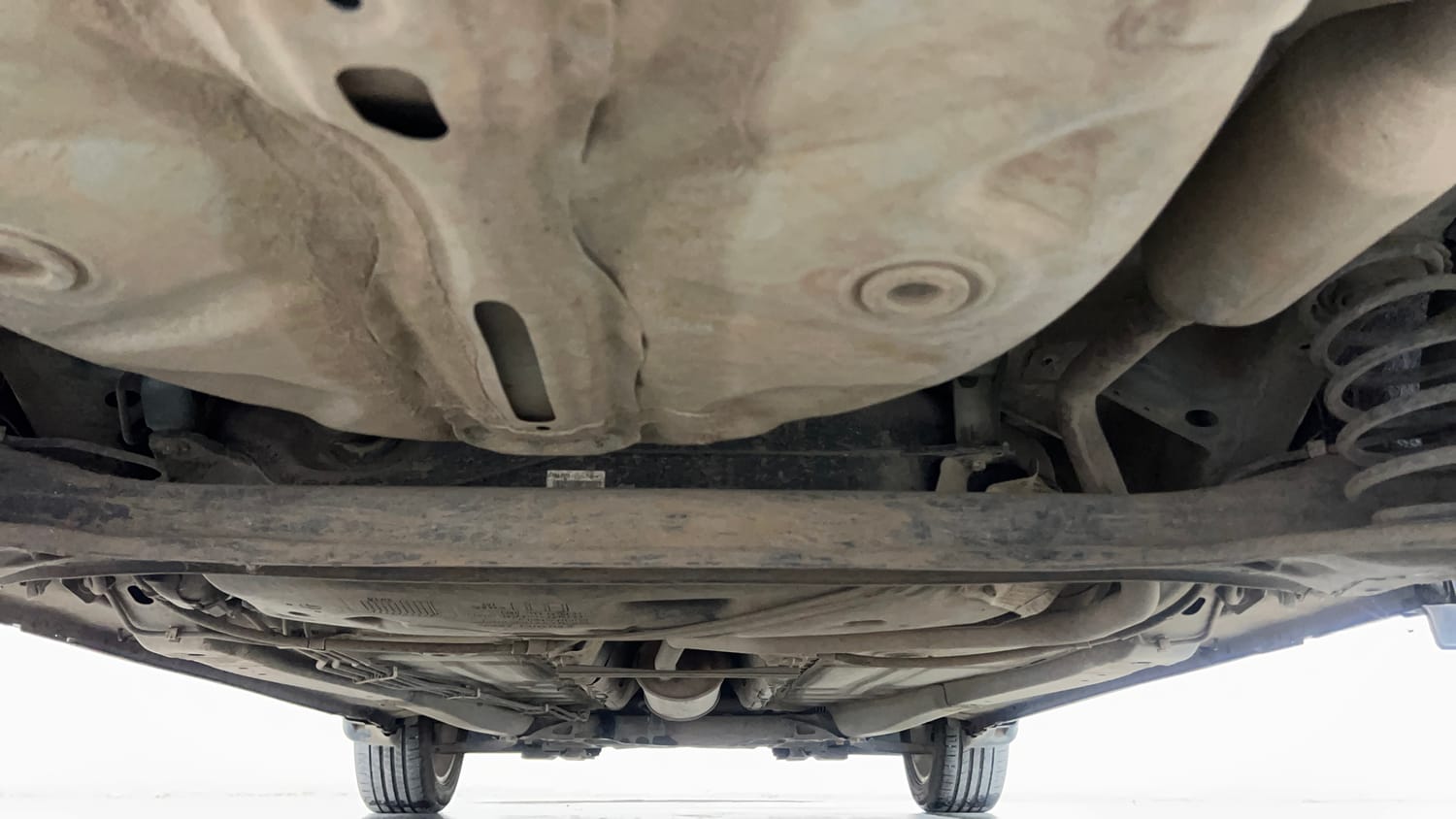 Used 2018 Maruti Suzuki Baleno Alpha 1.2 Petrol Manual extra REAR UNDERBODY VIEW (TAKEN FROM REAR)