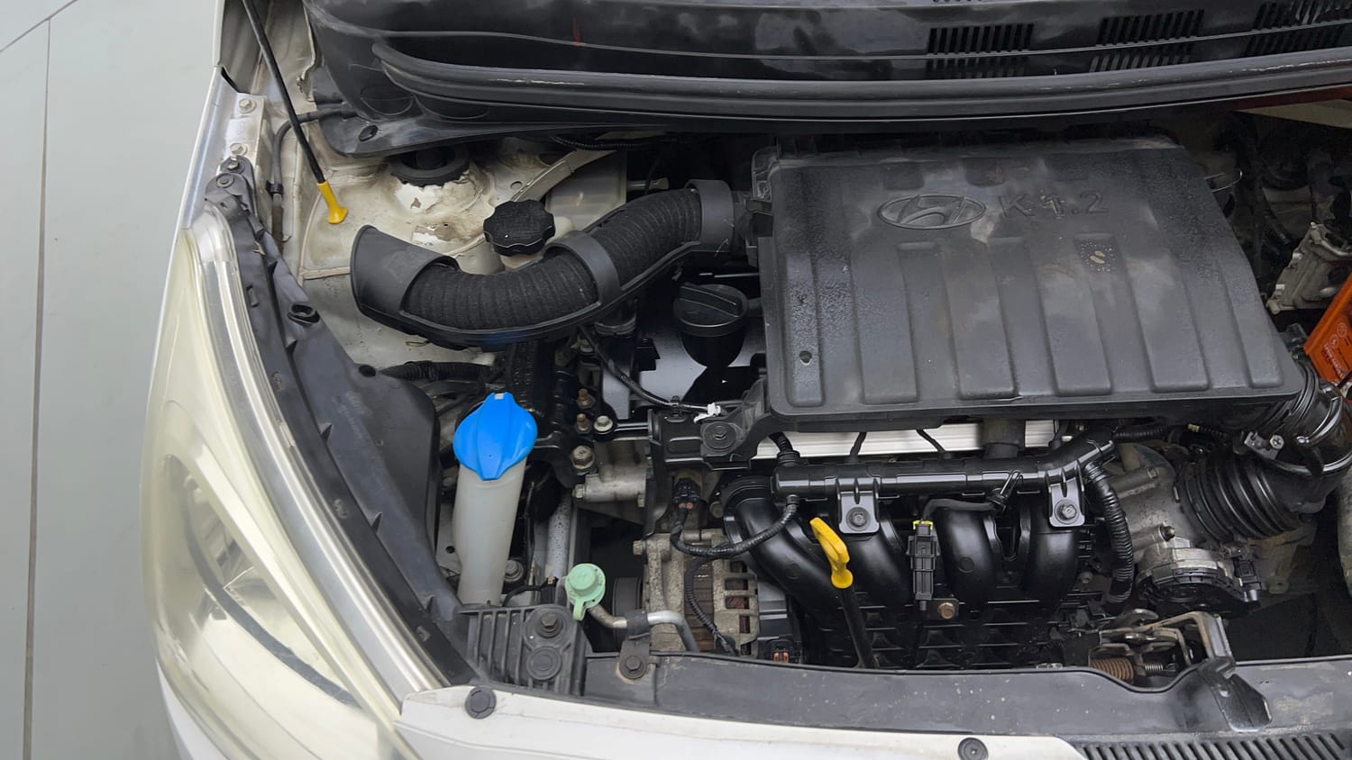 Used 2015 Hyundai Grand i10 Era 1.2 Kappa VTVT Petrol Manual engine ENGINE RIGHT SIDE VIEW