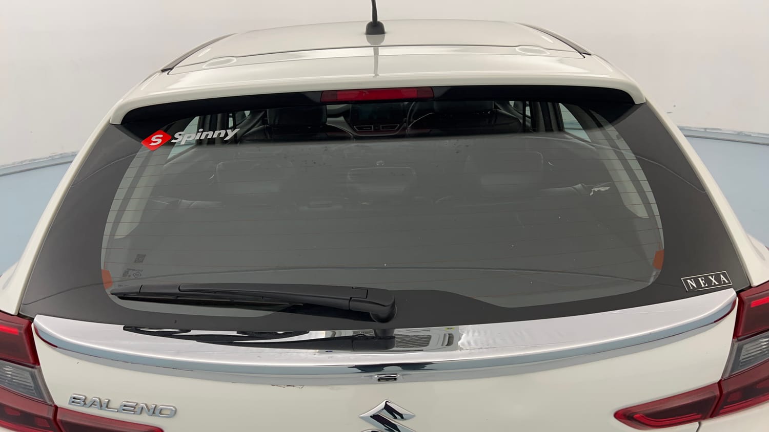 Used 2023 Maruti Suzuki Baleno Zeta MT Petrol Manual exterior BACK WINDSHIELD VIEW