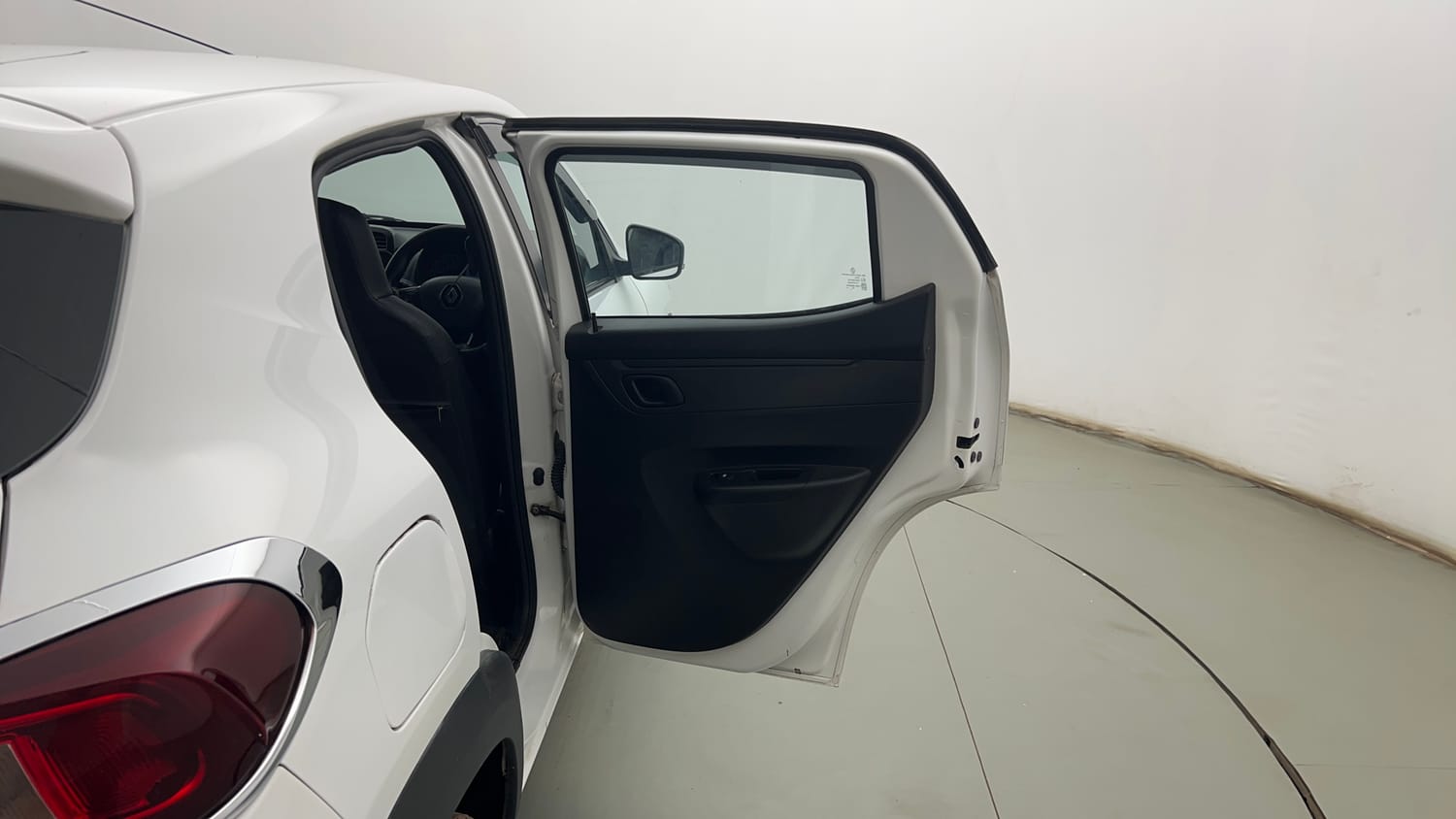 Used 2024 Renault Kwid RXT 1.0L Petrol Manual interior RIGHT REAR DOOR OPEN VIEW