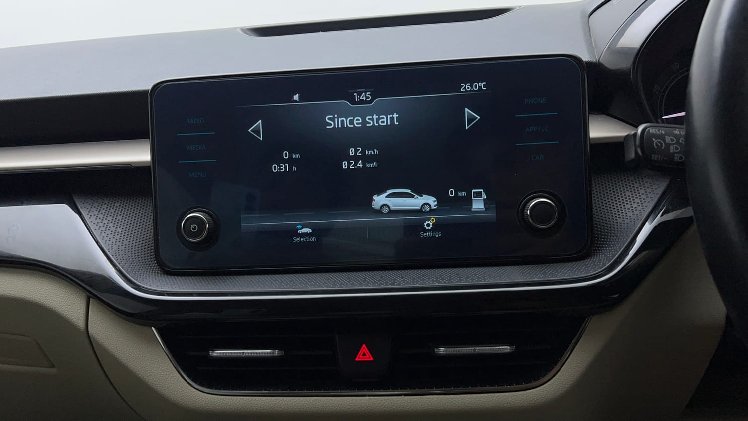 Used 2022 Skoda Slavia Ambition 1.0L TSI MT Petrol Manual top_features Touch screen infotainment system