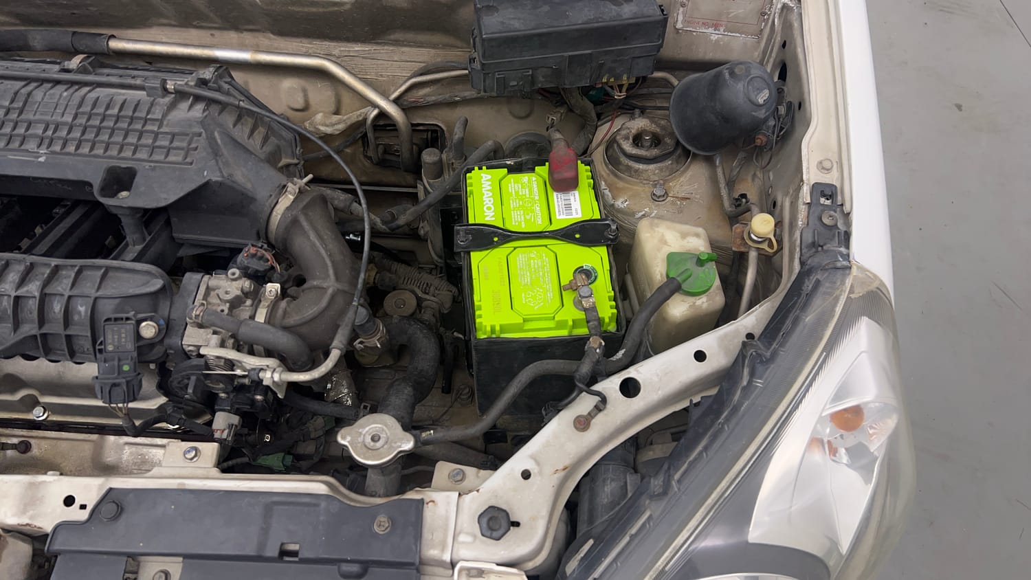 Used 2015 Maruti Suzuki Alto 800 Lxi Petrol Manual engine ENGINE LEFT SIDE VIEW