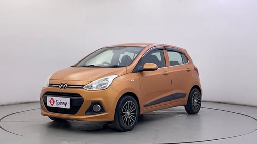 Used 2016 Hyundai Grand i10 Magna 1.2 Kappa VTVT Petrol Manual exterior LEFT FRONT CORNER VIEW