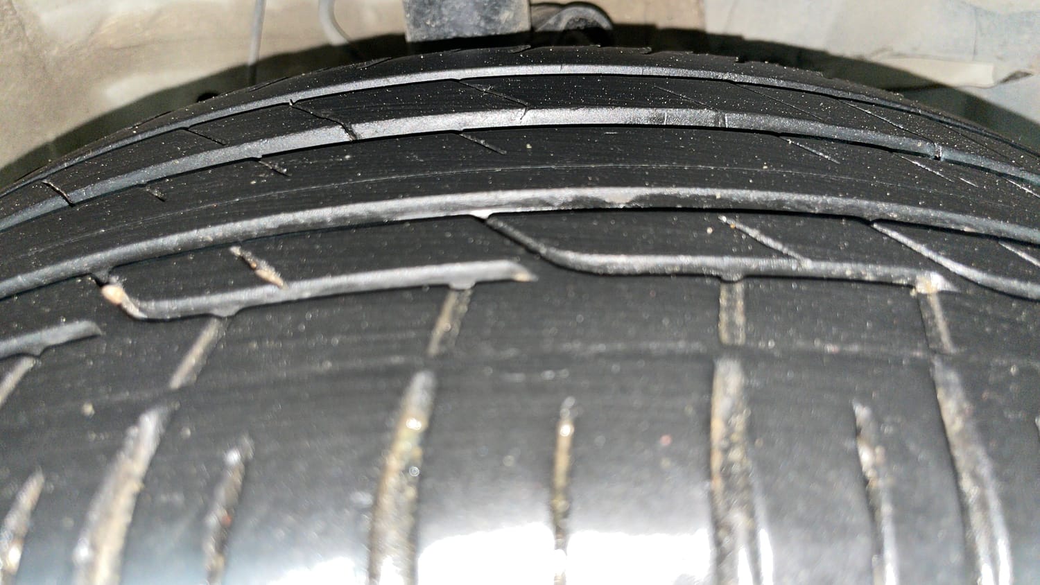 Used 2022 Honda WR-V SV MT Petrol Petrol Manual tyres RIGHT FRONT TYRE TREAD VIEW