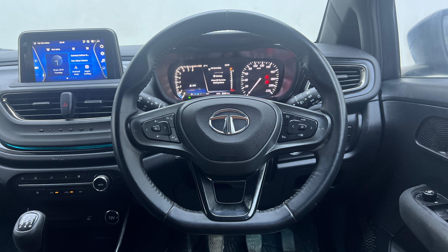 Used 2022 Tata Altroz XZ Plus Petrol Dark Edition Petrol Manual interior STEERING VIEW