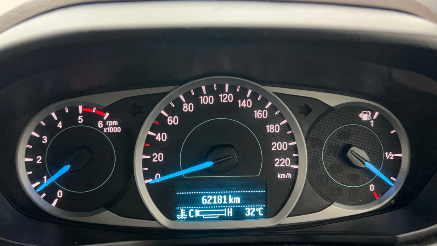 Used 2019 Ford Freestyle Titanium 1.5 TDCi Diesel Manual interior CLUSTERMETER VIEW
