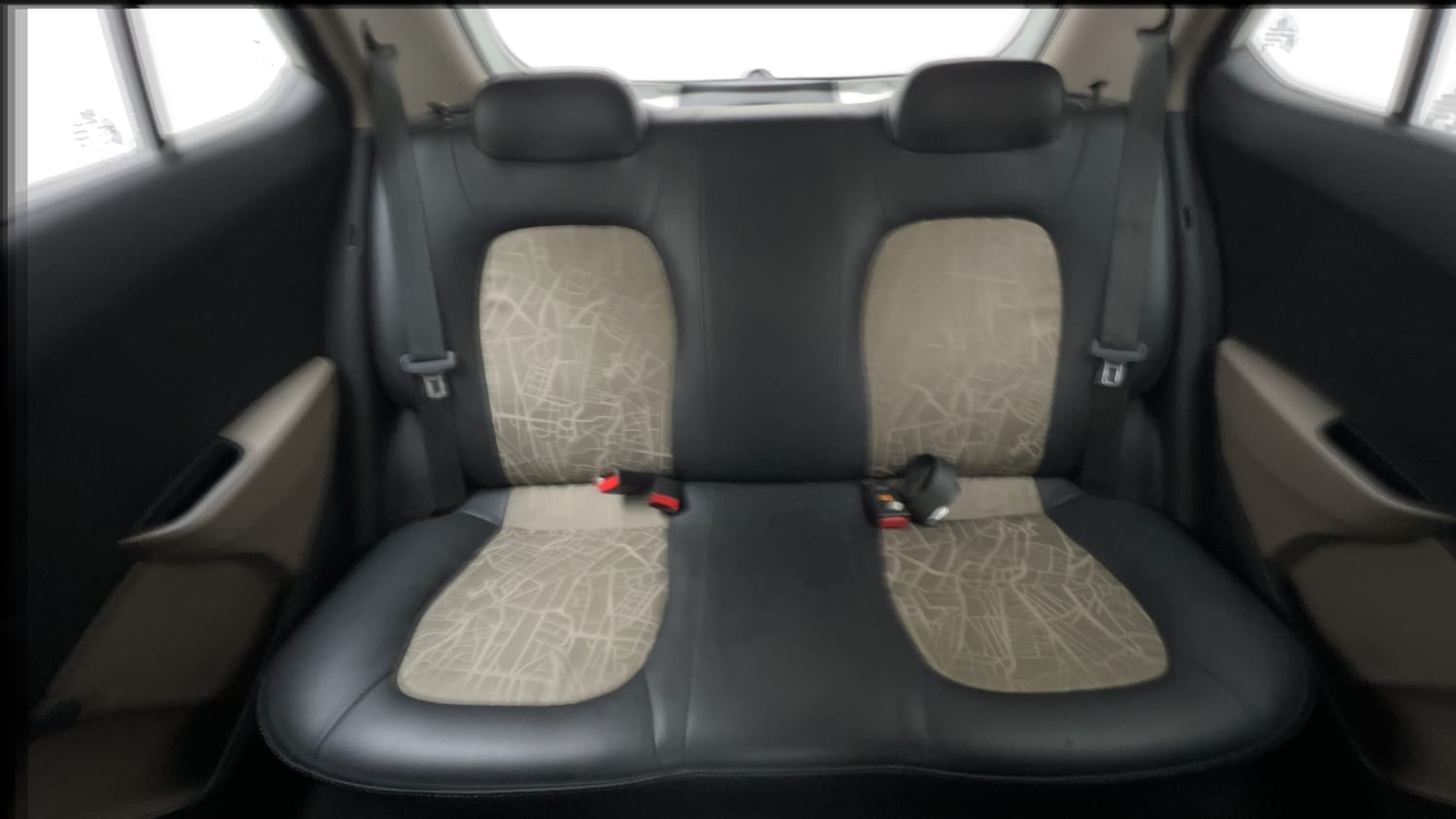 Used 2015 Hyundai Grand i10 Era 1.2 Kappa VTVT Petrol Manual interior REAR SEAT CONDITION VIEW