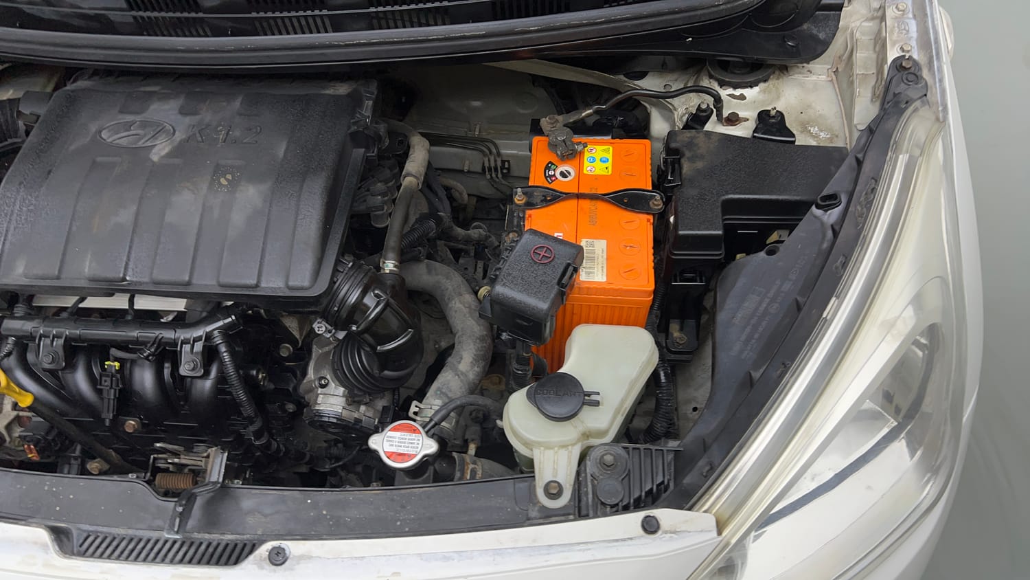 Used 2015 Hyundai Grand i10 Era 1.2 Kappa VTVT Petrol Manual engine ENGINE LEFT SIDE VIEW