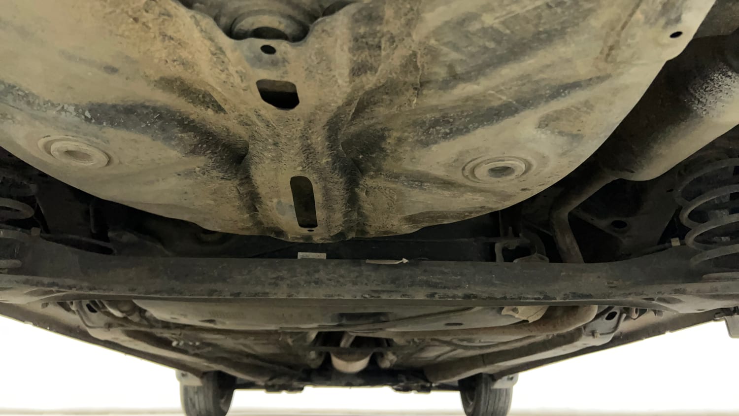 Used 2018 Maruti Suzuki Baleno Delta 1.2 Petrol Manual extra REAR UNDERBODY VIEW (TAKEN FROM REAR)