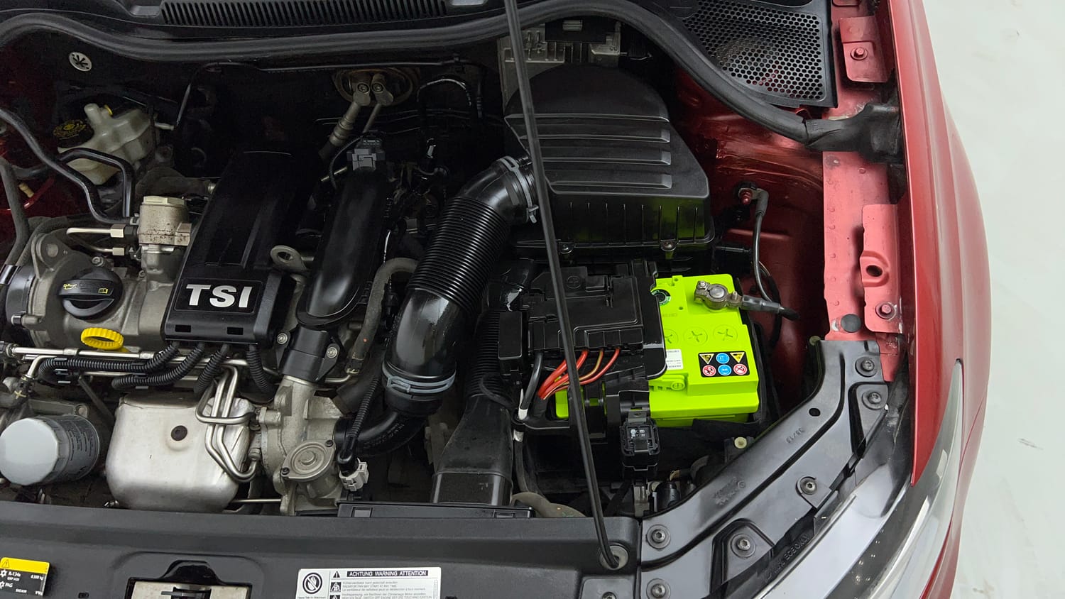 Used 2019 Volkswagen Vento Highline 1.2 (P) AT Petrol Automatic engine ENGINE LEFT SIDE VIEW