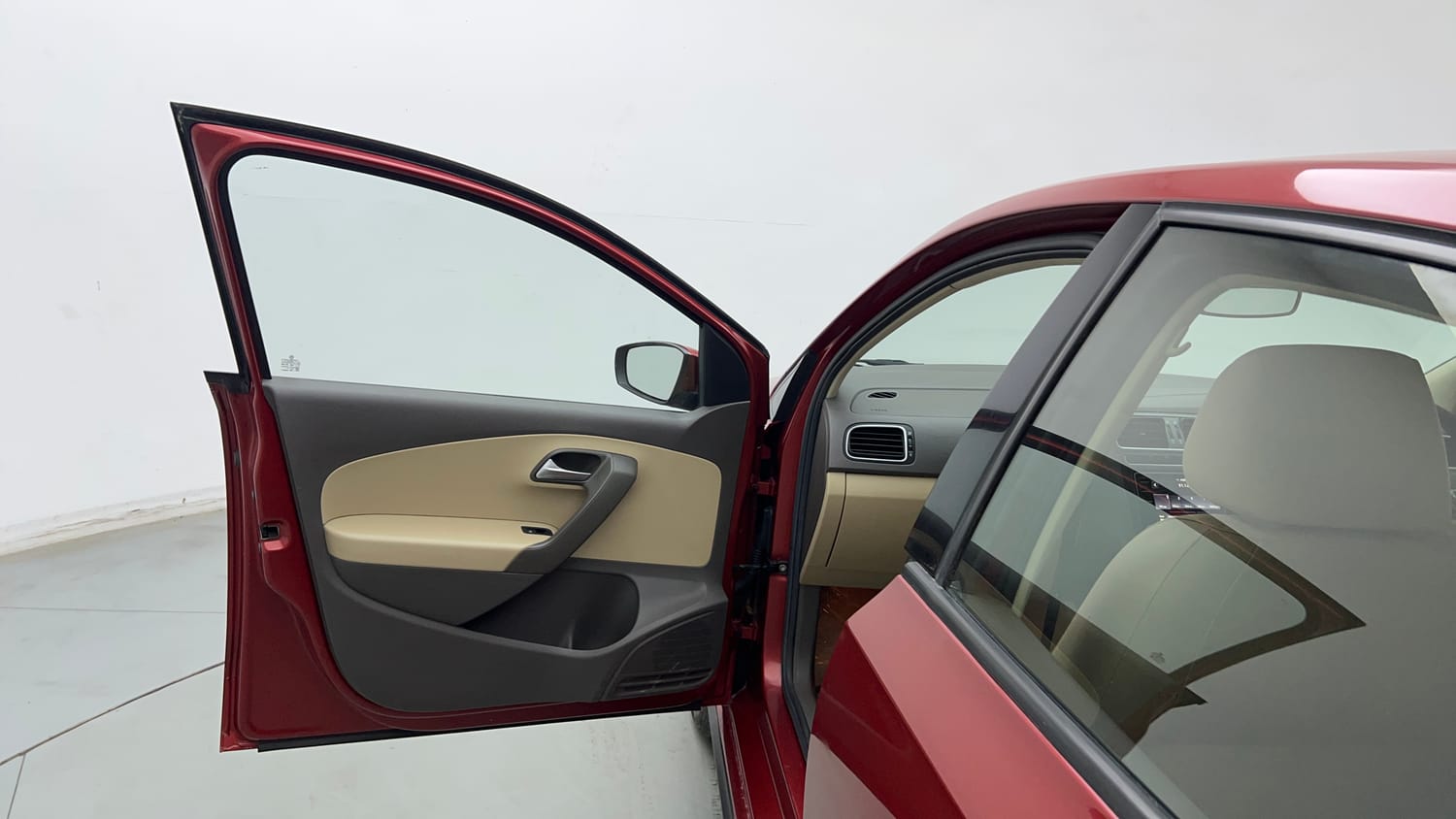 Used 2019 Volkswagen Vento Highline 1.2 (P) AT Petrol Automatic interior LEFT FRONT DOOR OPEN VIEW