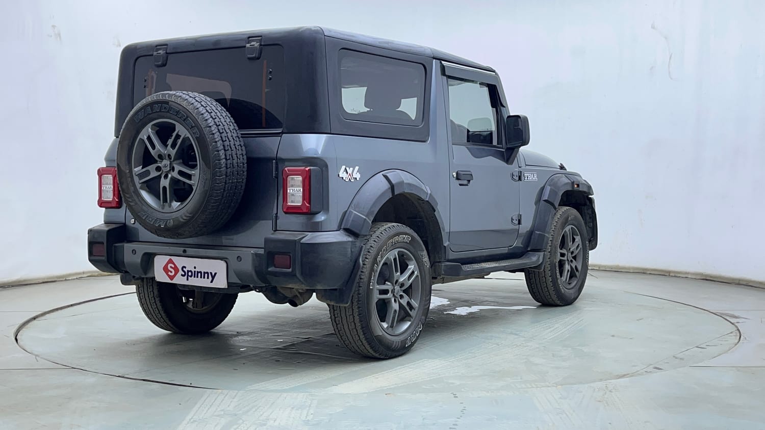 Used 2022 mahindra Thar LX Hard Top Diesel MT 4WD Diesel Manual exterior RIGHT REAR CORNER VIEW