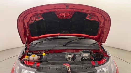 Used 2017 Mahindra KUV100 K8 6 STR Petrol Manual engine ENGINE & BONNET OPEN FRONT VIEW