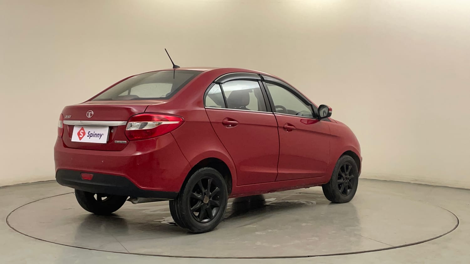 Used 2014 Tata Zest XT Petrol Petrol Manual exterior RIGHT REAR CORNER VIEW