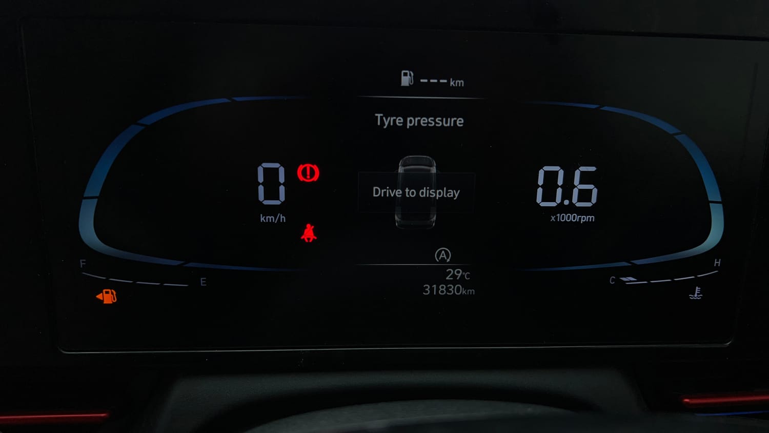 Used 2023 Hyundai Verna SX 1.5 Turbo Petrol MT Petrol Manual interior CLUSTERMETER VIEW