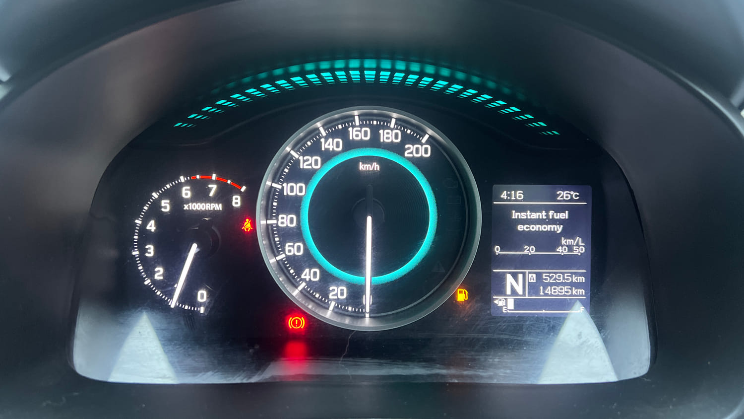 Used 2024 Maruti Suzuki Ignis Alpha 1.2 AMT Petrol Automatic interior CLUSTERMETER VIEW
