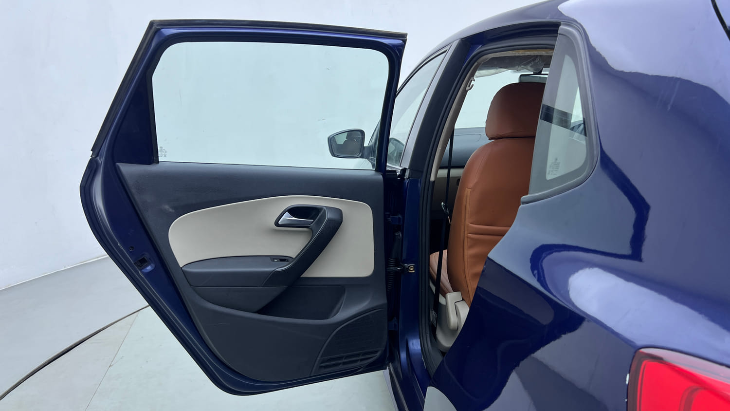 Used 2013 Volkswagen Polo Comfortline 1.2L (P) Petrol Manual interior LEFT REAR DOOR OPEN VIEW