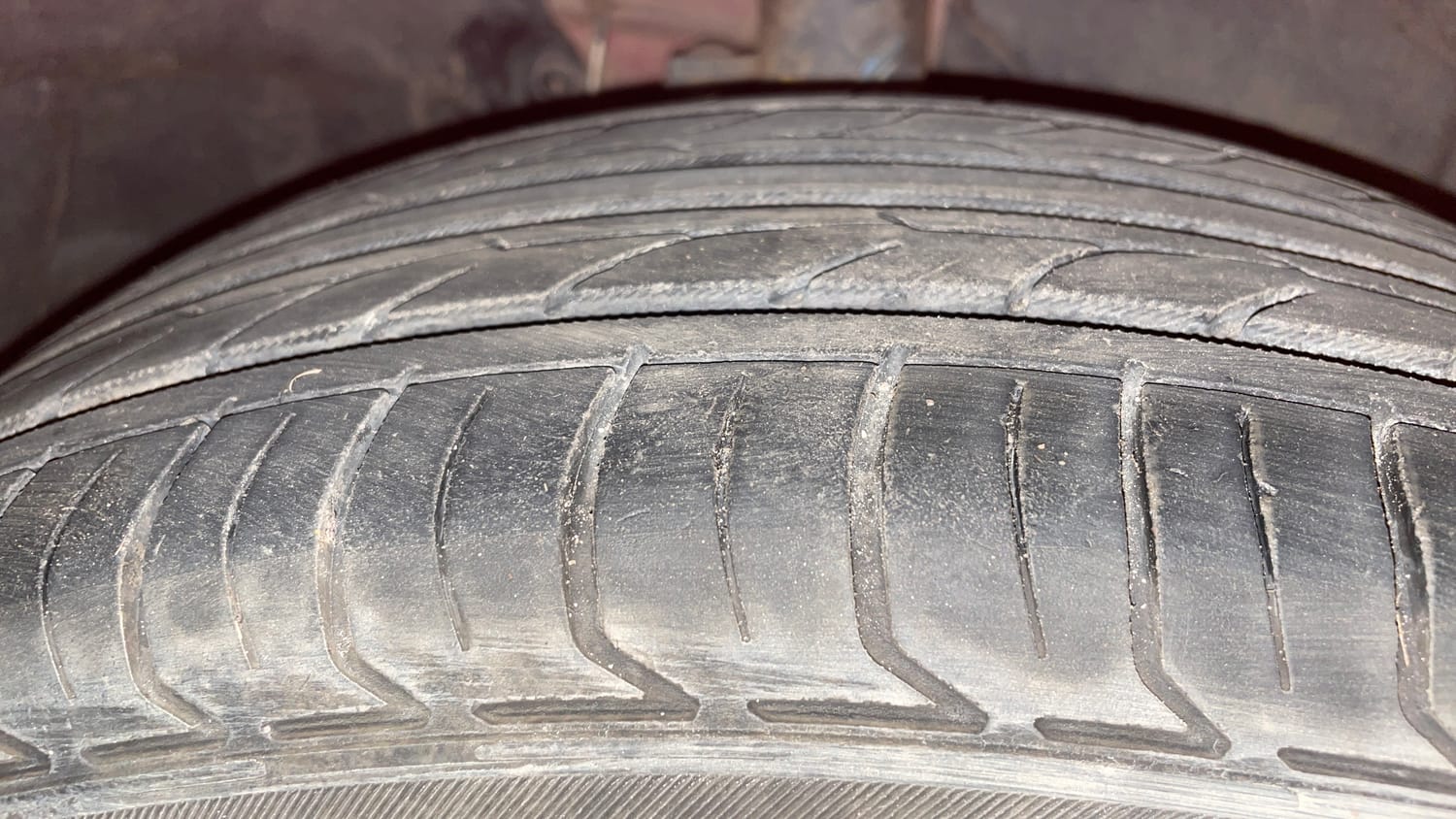 Used 2018 Ford EcoSport Titanium + 1.5L TDCi Diesel Manual tyres RIGHT FRONT TYRE TREAD VIEW
