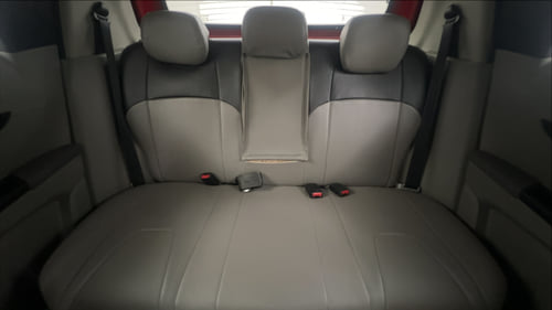 Used 2017 Mahindra KUV100 K8 6 STR Petrol Manual interior REAR SEAT CONDITION VIEW