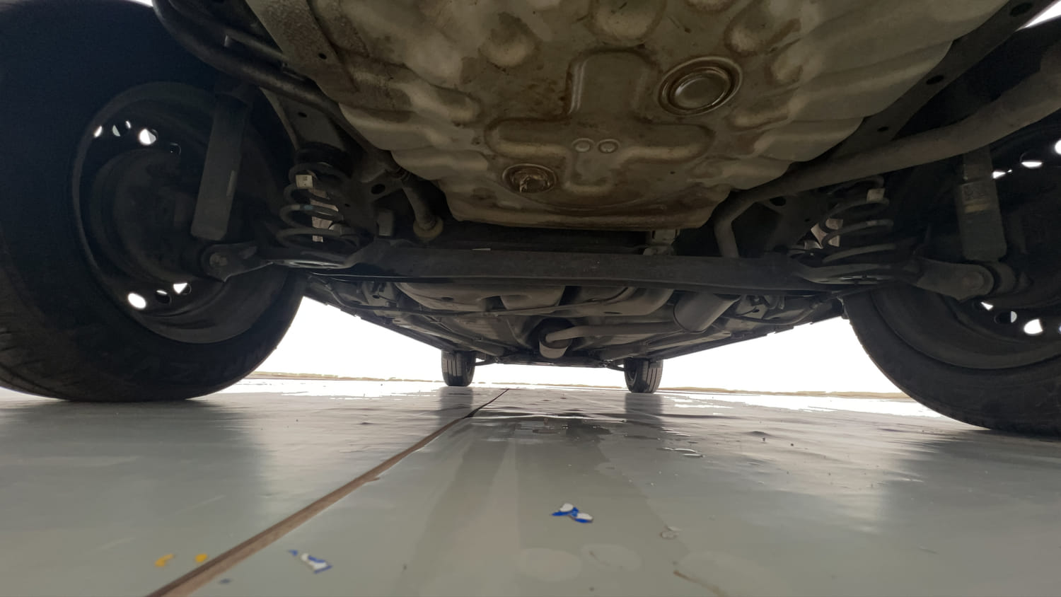 Used 2022 Maruti Suzuki S-Presso VXi (O) Petrol Manual extra REAR UNDERBODY VIEW (TAKEN FROM REAR)
