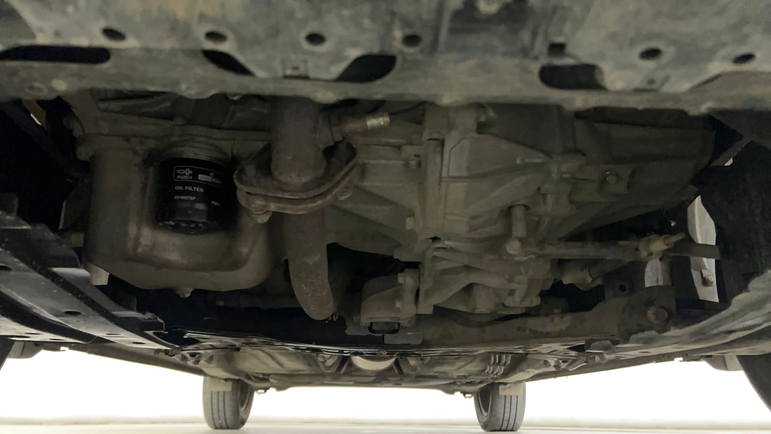Used 2018 Maruti Suzuki Baleno Delta 1.2 Petrol Manual extra FRONT LEFT UNDERBODY VIEW
