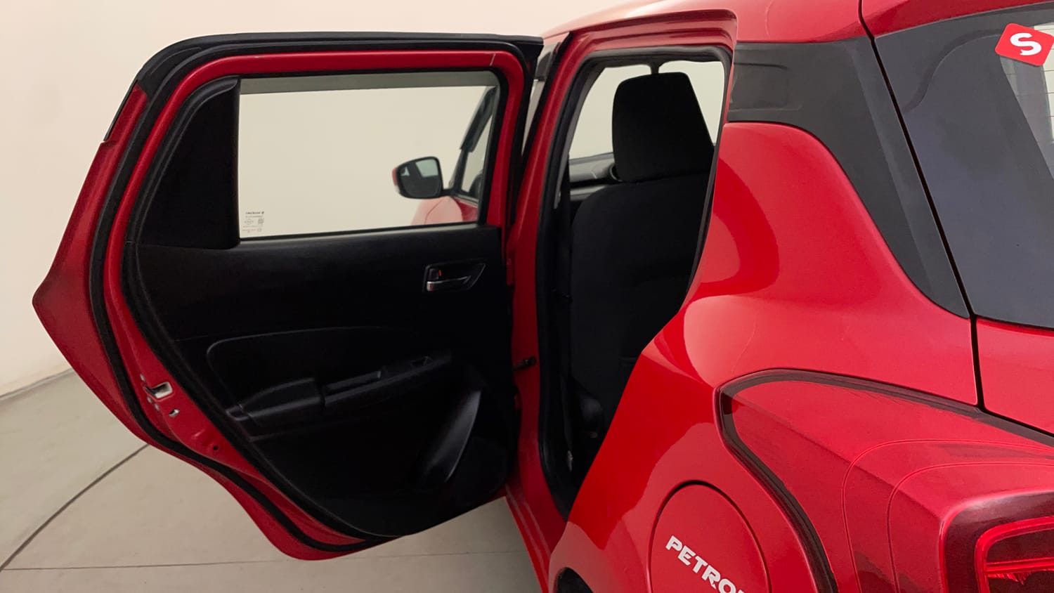 Used 2018 Maruti Suzuki Swift ZXi AMT Petrol Automatic interior LEFT REAR DOOR OPEN VIEW